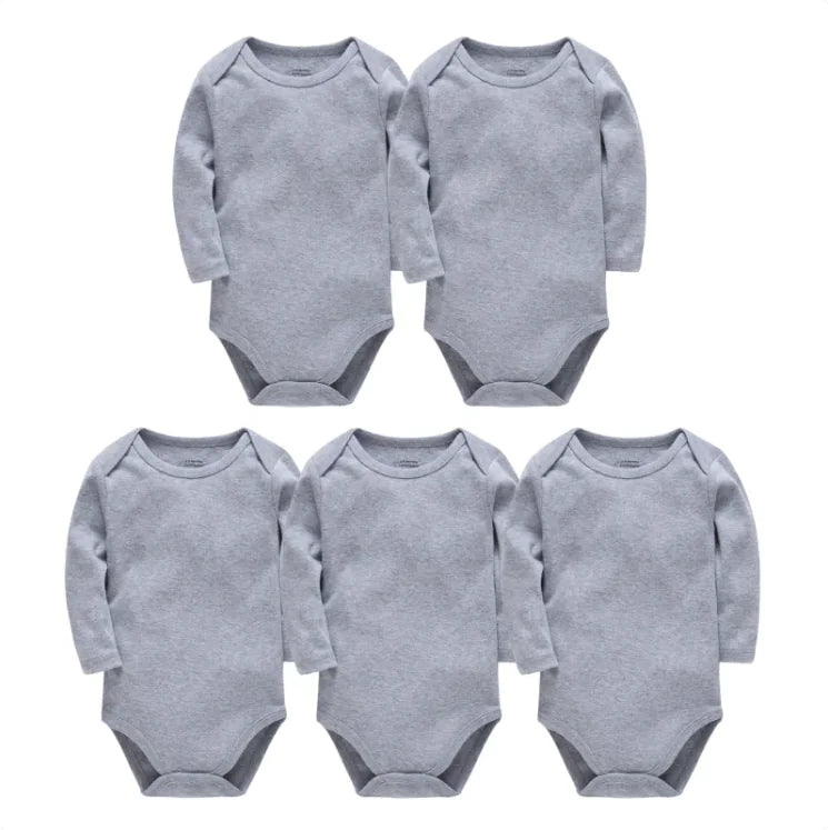 Pure Snug Baby Romper - Long-Sleeved Cotton Onesie