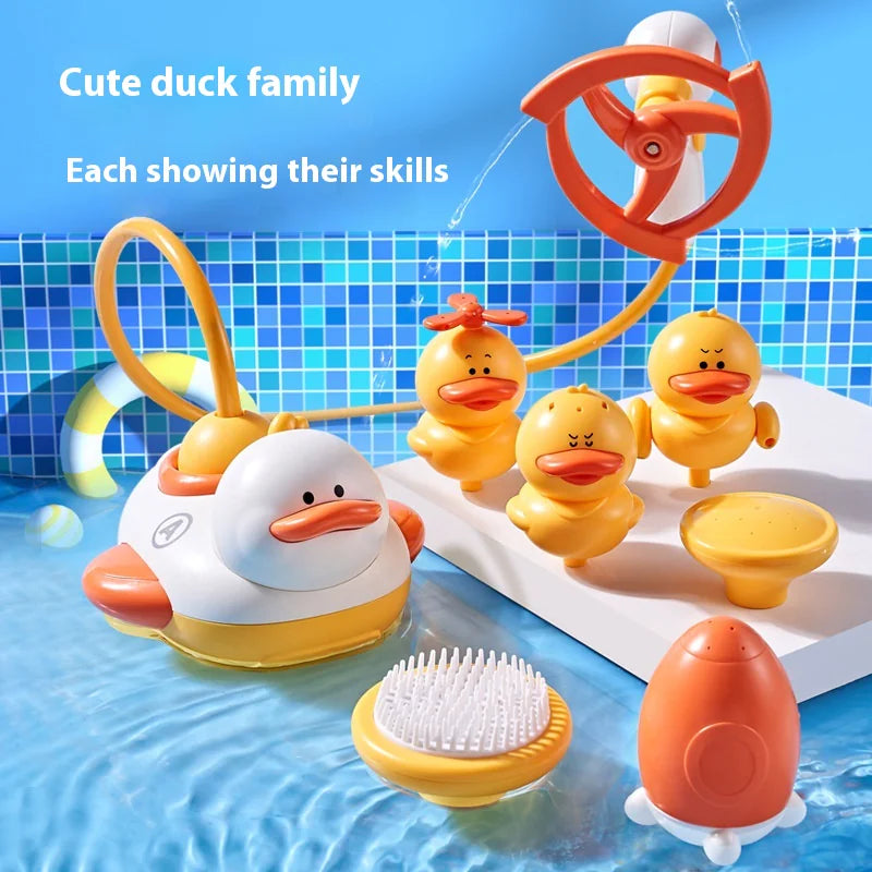 Electric Rotating Duck Baby Bath Toy