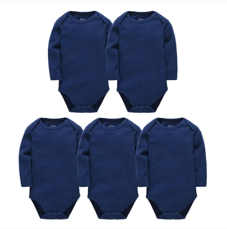 Pure Snug Baby Romper - Long-Sleeved Cotton Onesie